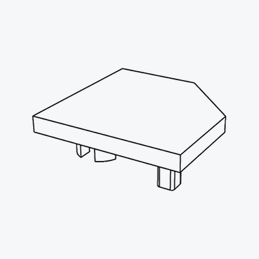 Plastic End Cap  - S809
